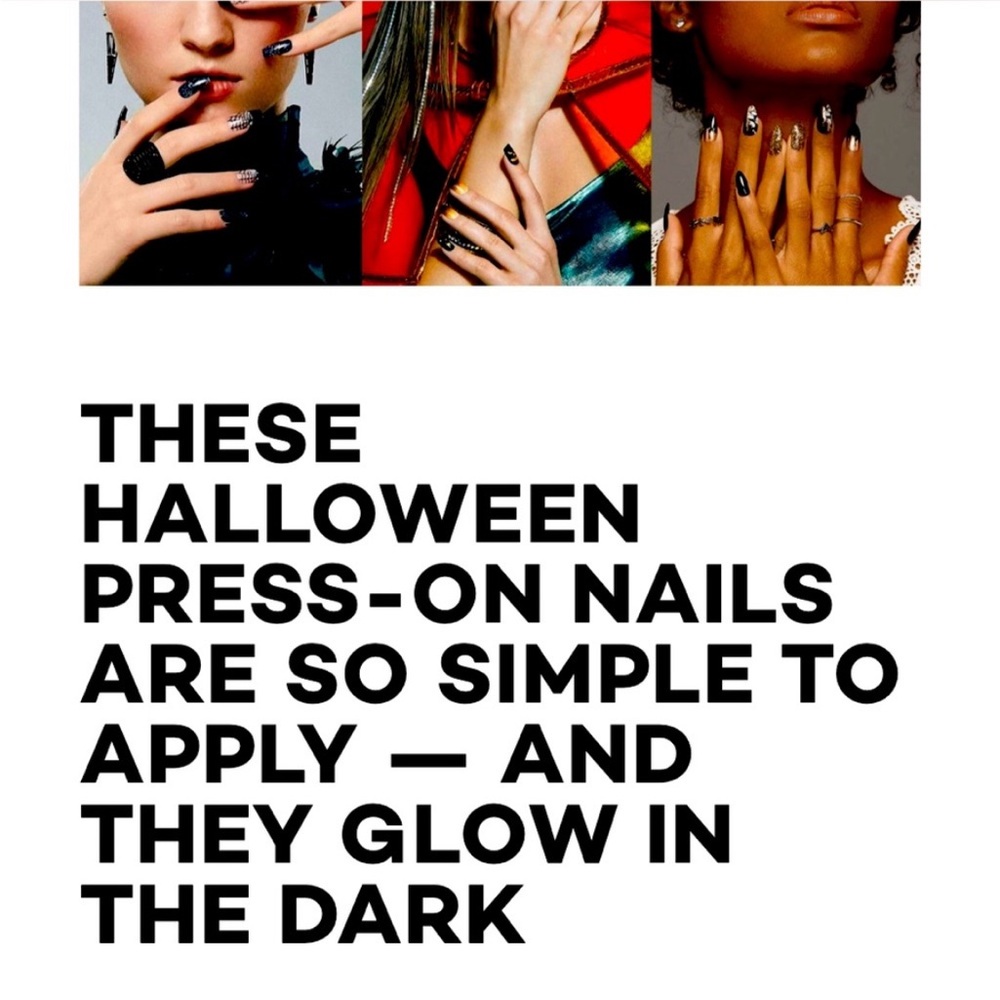Nails, 🟢Glow in the Dark🟢, Press-On, Halloween, NEW - Picture 4 of 11